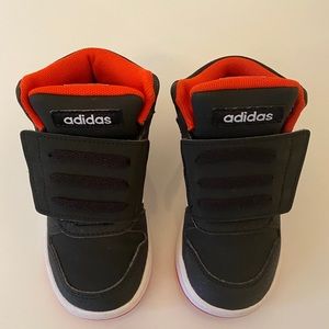 Adidas Hoop mid-high sneakers Toddler size 9
